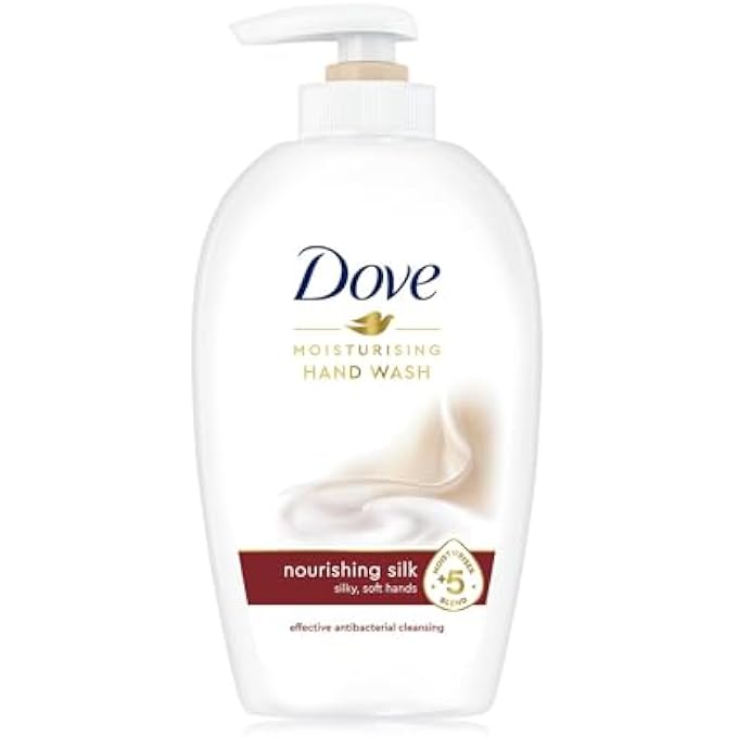 Dove NOURISHING HAND WASH LIQUID SOAP LOTION FINE SILK SOAP DISPENSER, 6-PACK (6 X 250 ML) - Image 3
